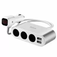 Авторазветвитель прикуривателя Hoco Z13