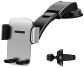 Держатель для смартфона Baseus Easy Control Pro Clamp (серебристый)