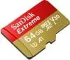 Карта памяти SanDisk Extreme microSDXC 64GB (без адаптером)