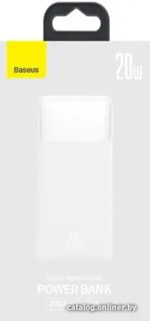Внешний аккумулятор Baseus Bipow Digital Display PPDML-M02 20000mAh (белый)