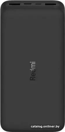 Внешний аккумулятор Xiaomi Redmi Power Bank 20000mAh (черный, международная версия)