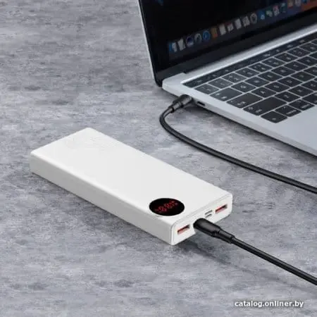 Внешний аккумулятор Baseus Mulight PPMY-A02 20000mAh (белый)
