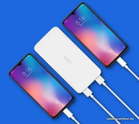 Внешний аккумулятор Xiaomi Redmi Power Bank 10000mAh (белый)