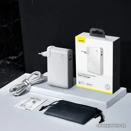 Внешний аккумулятор Baseus GaN PPNLD-C02 10000mAh (белый)