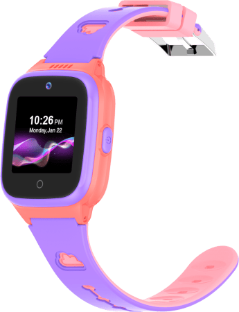 Детские часы Leefine Q27 4G (розовый/фиолетовый)