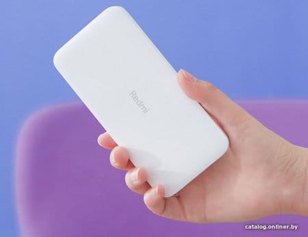 Внешний аккумулятор Xiaomi Redmi Power Bank 10000mAh (белый, китайская версия)
