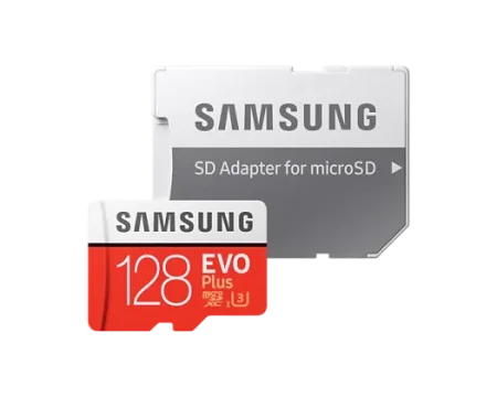 Карта памяти Samsung EVO Plus microSDXC 128GB + адаптер